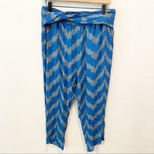 Free People Twist Waist Chevron Harem Pants